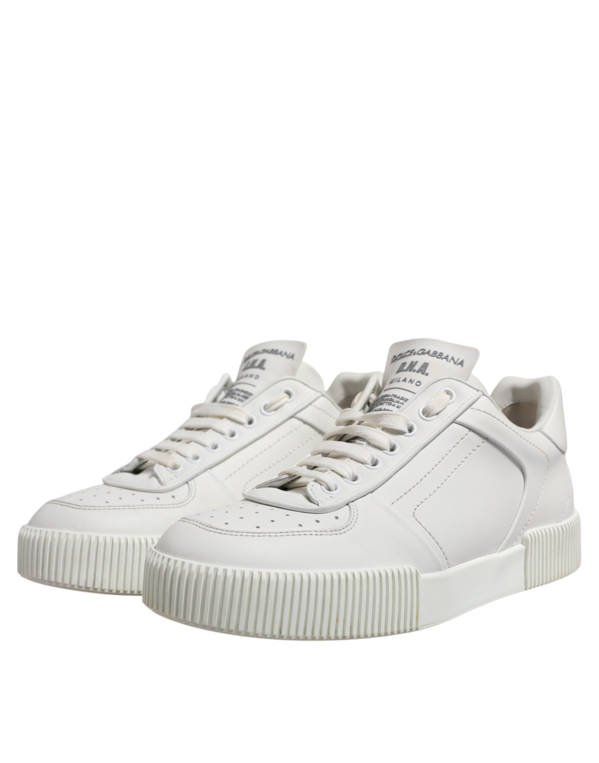 Dolce &amp; Gabbana Vita Miami Läder Låga Sneakers Herrskor