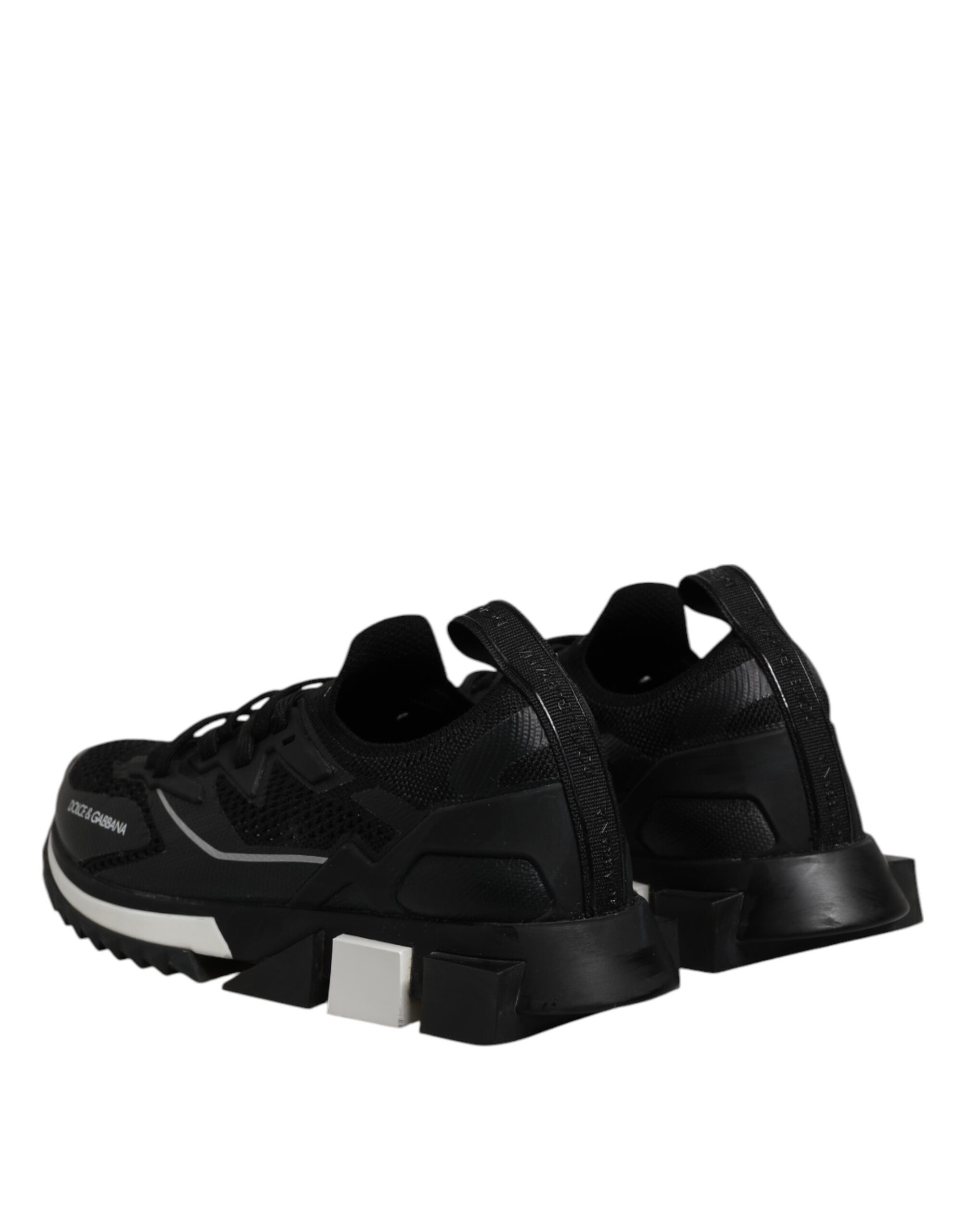 Dolce &amp; Gabbana Sorte SORRENTO Sport Stretch Sneakers Sko