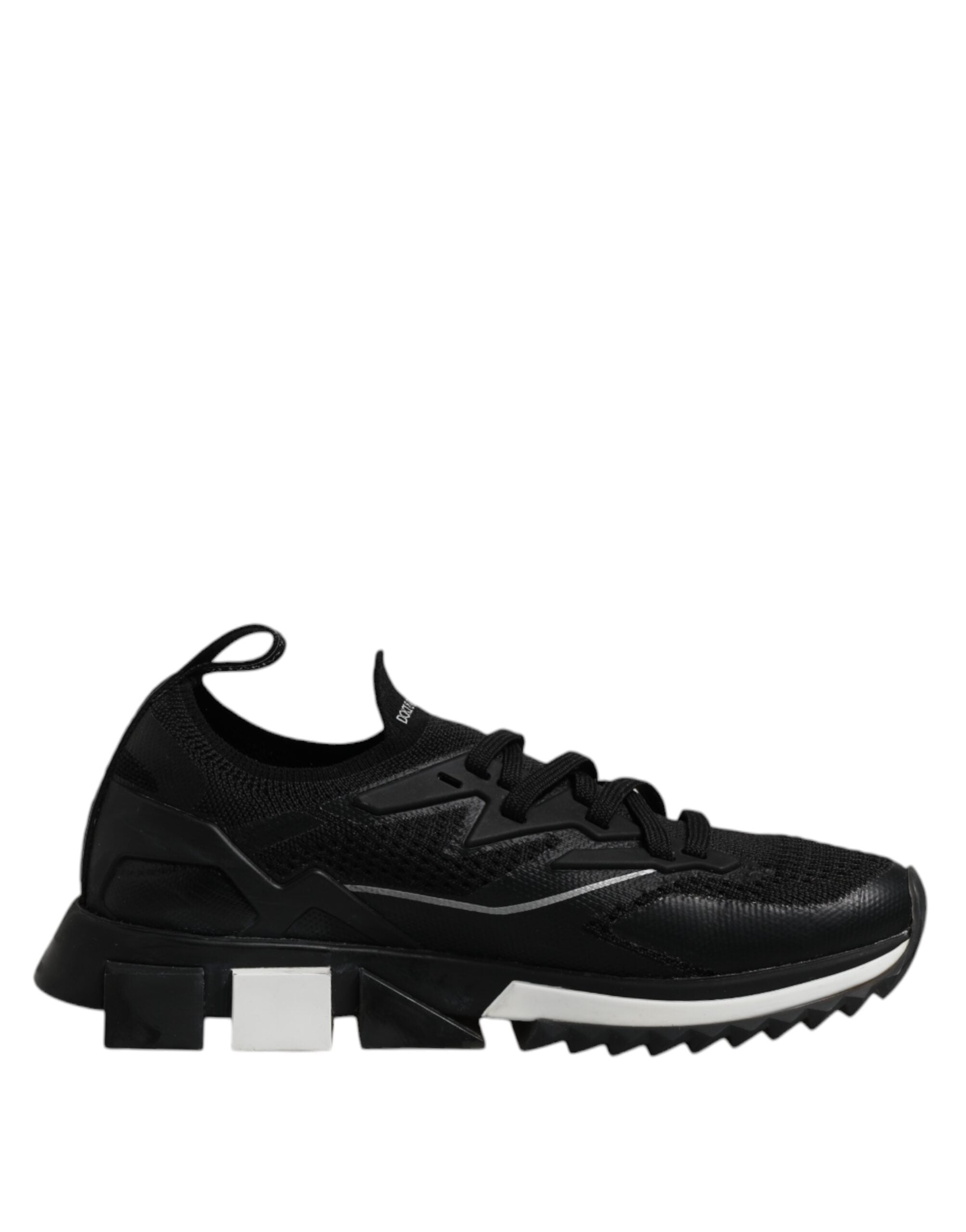 Dolce &amp; Gabbana Sorte SORRENTO Sport Stretch Sneakers Sko