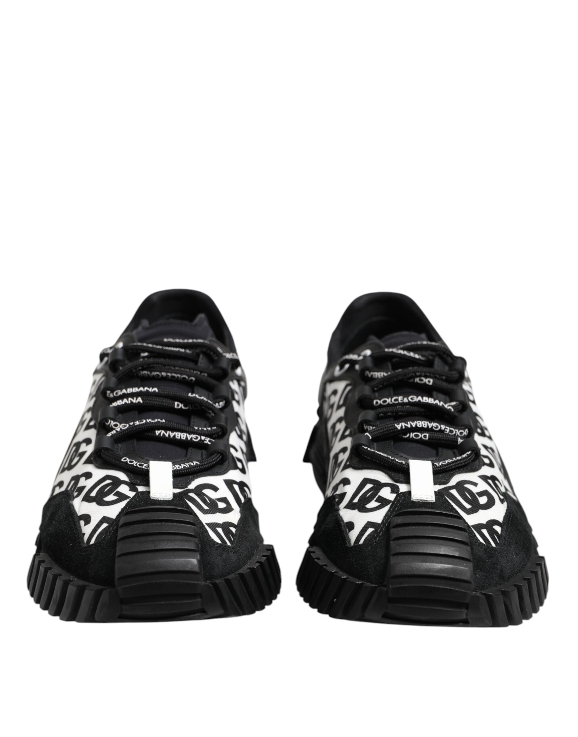 Dolce &amp; Gabbana sort logo snørebånd Low Top NS1 sneakers sko