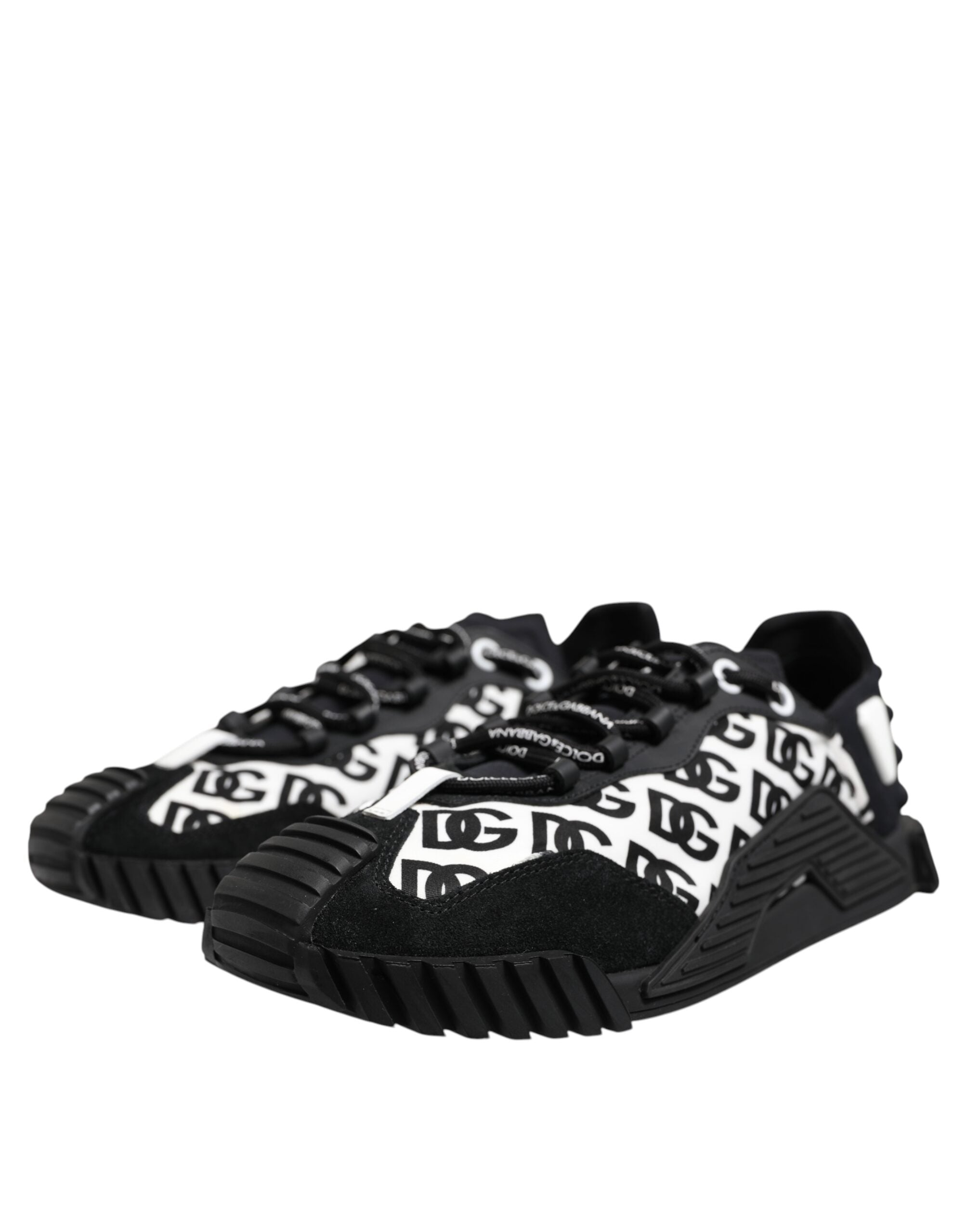 Dolce &amp; Gabbana sort logo snørebånd Low Top NS1 sneakers sko