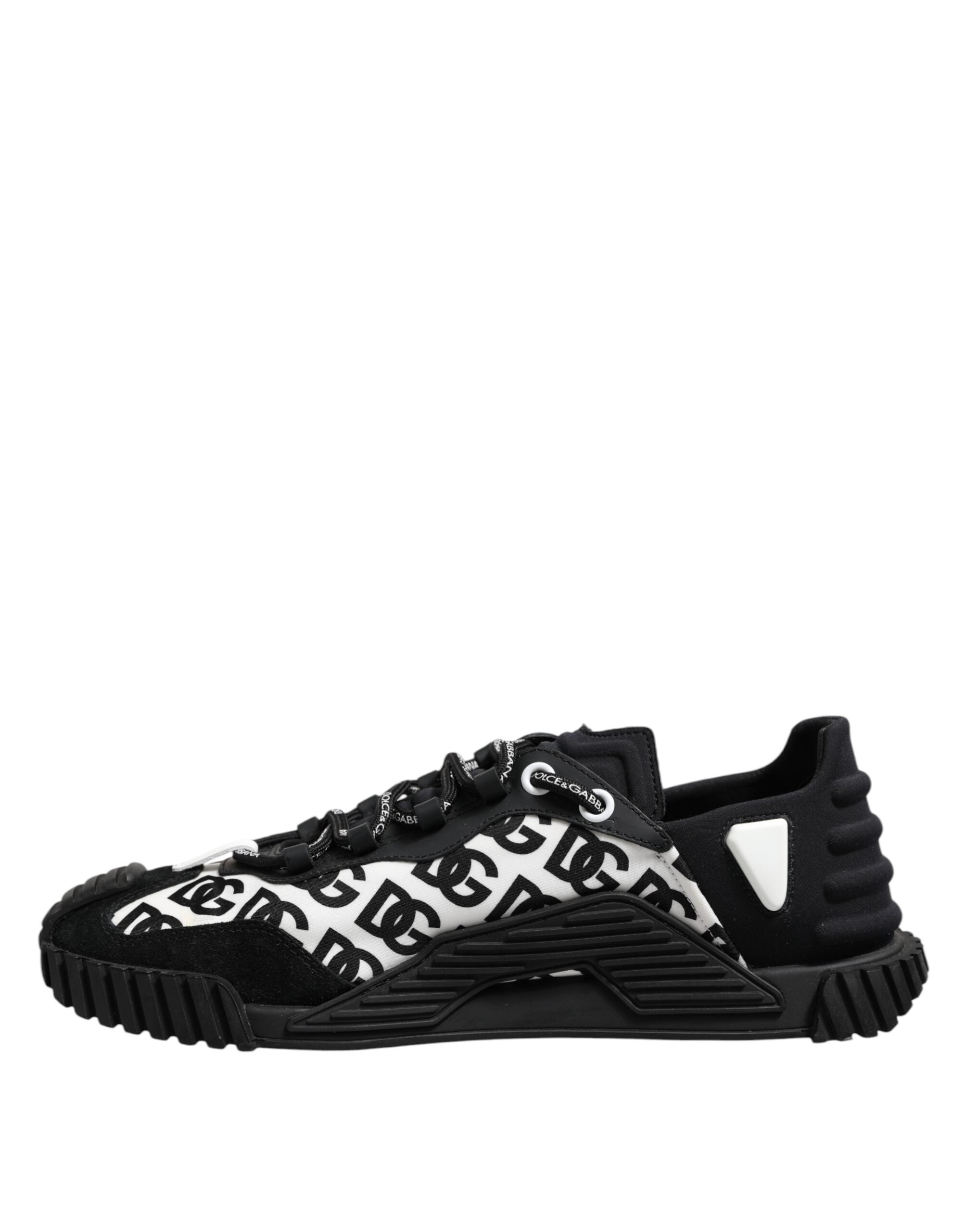 Dolce &amp; Gabbana sort logo snørebånd Low Top NS1 sneakers sko