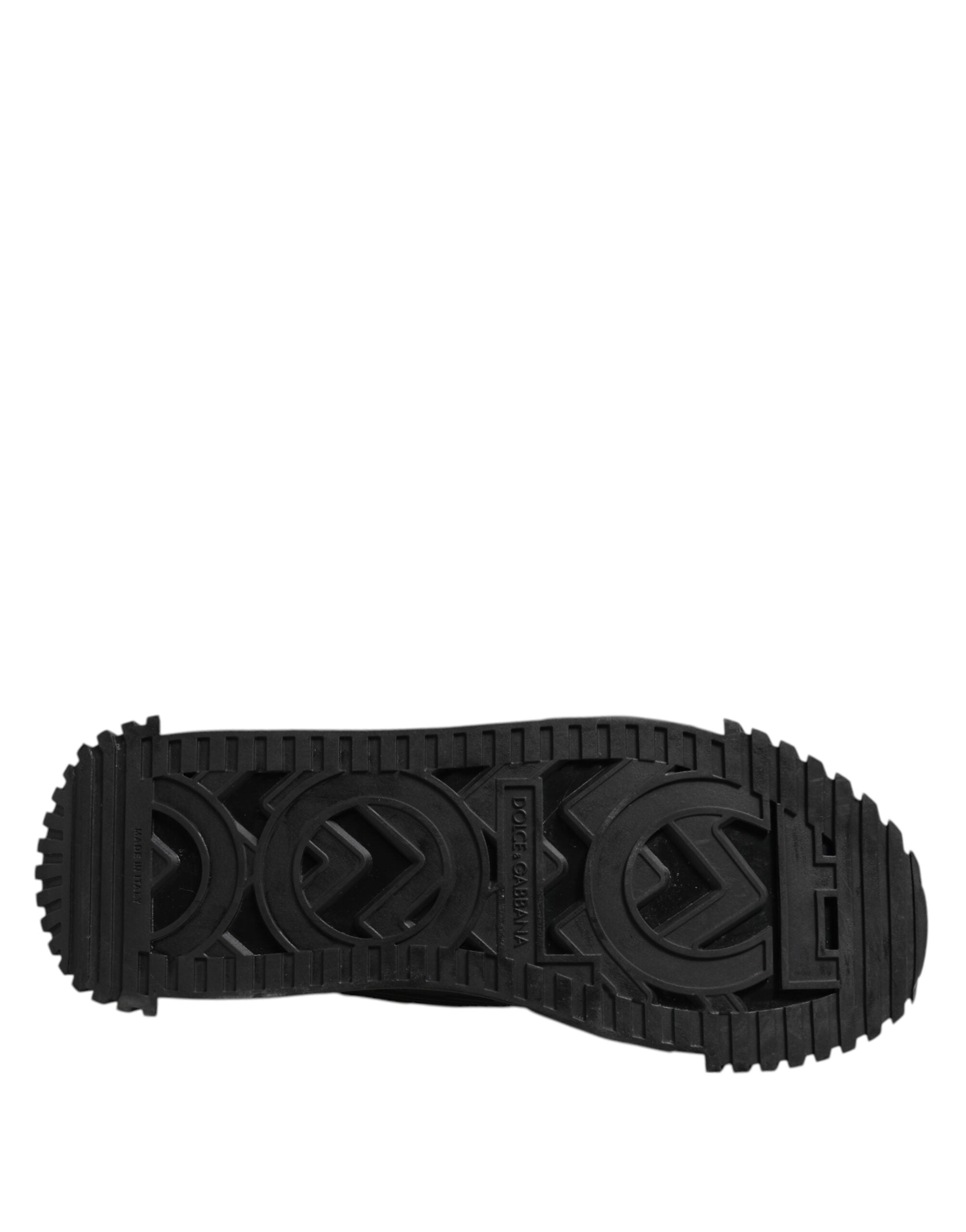 Dolce &amp; Gabbana sort logo snørebånd Low Top NS1 sneakers sko
