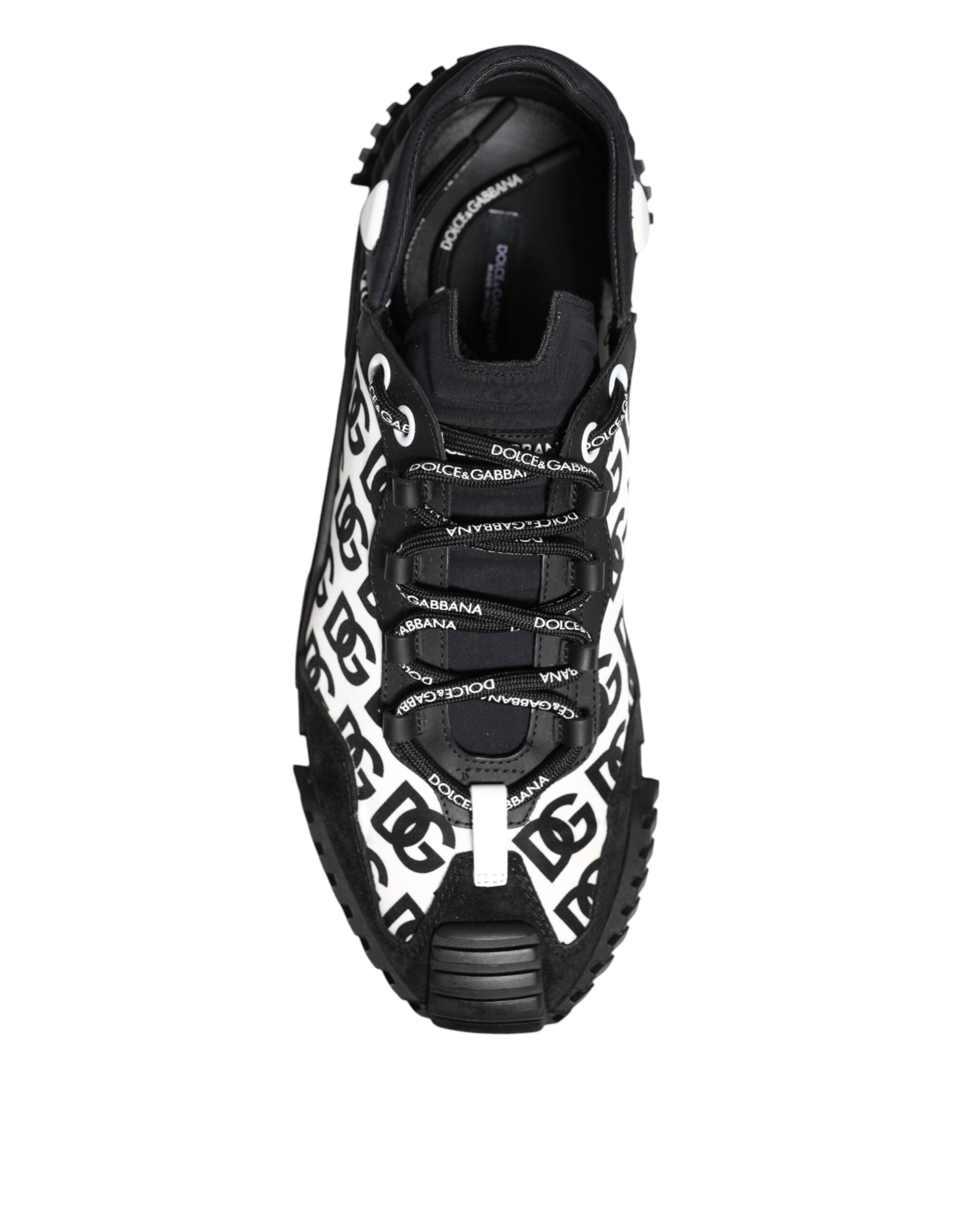 Dolce &amp; Gabbana sort logo snørebånd Low Top NS1 sneakers sko