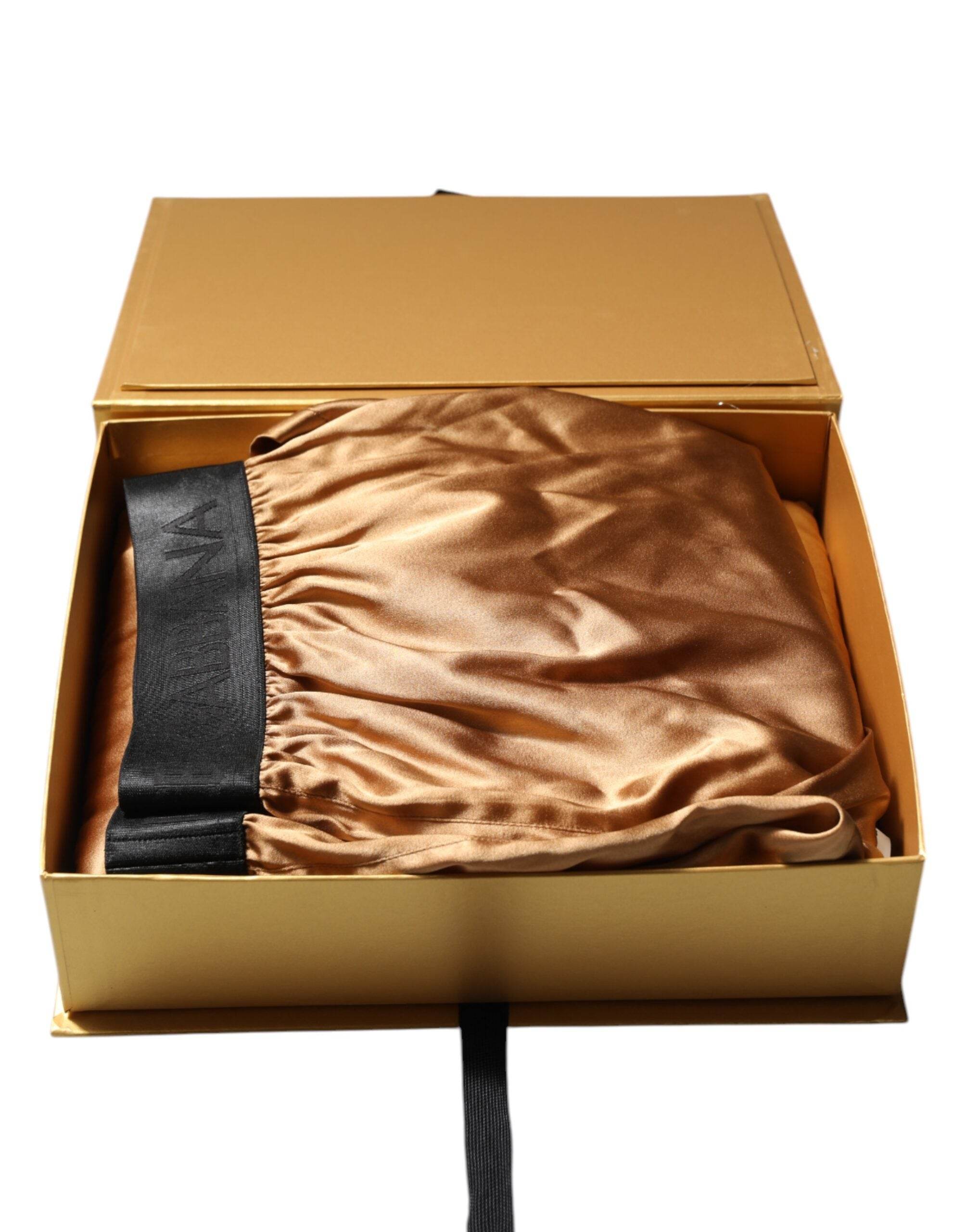 Dolce & Gabbana Beige Men Regular Boxer Eye Mask Set Underwear - Hilstor