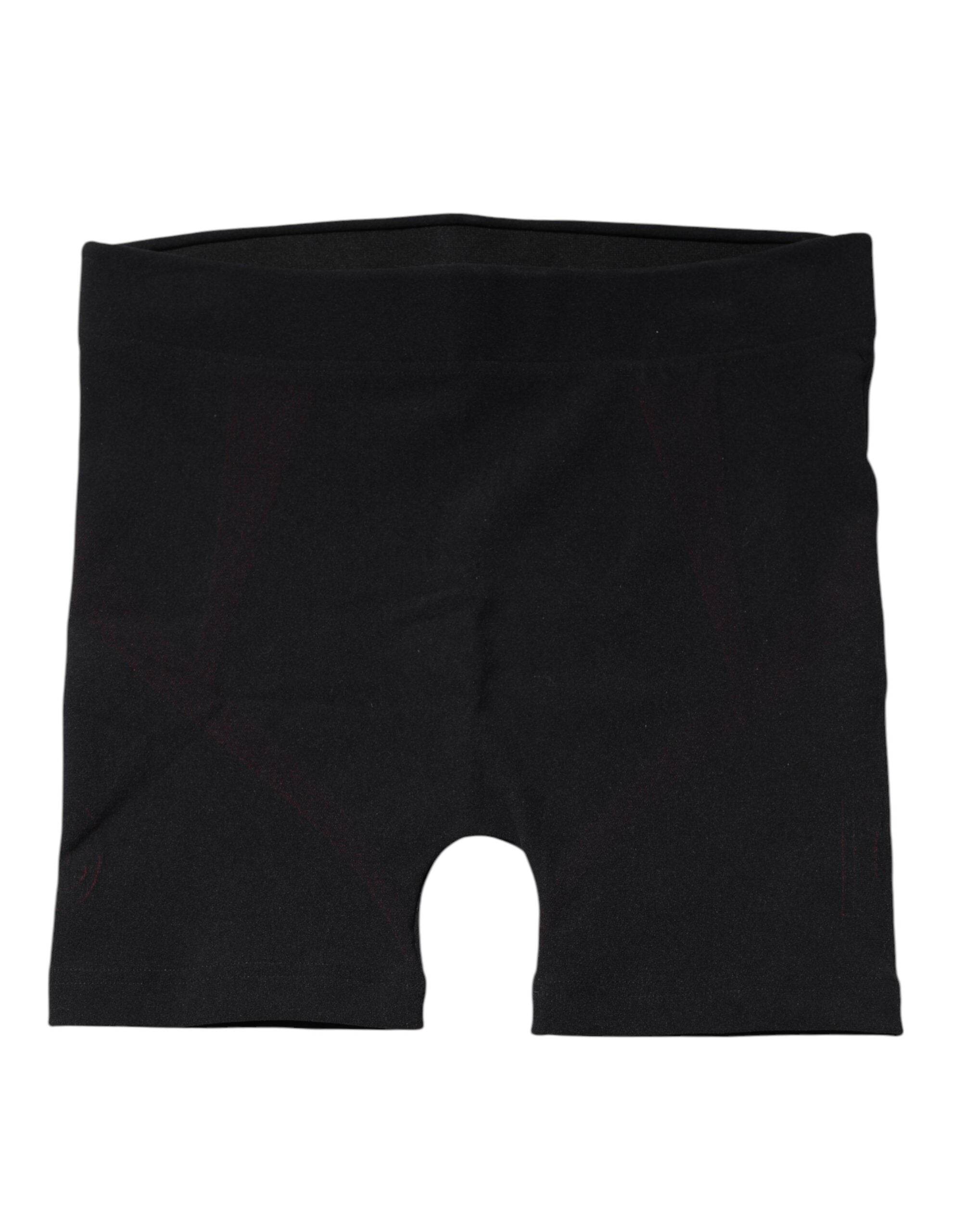 Dolce & Gabbana Black Nylon Stretch Boxer Shorts Underwear - Hilstor