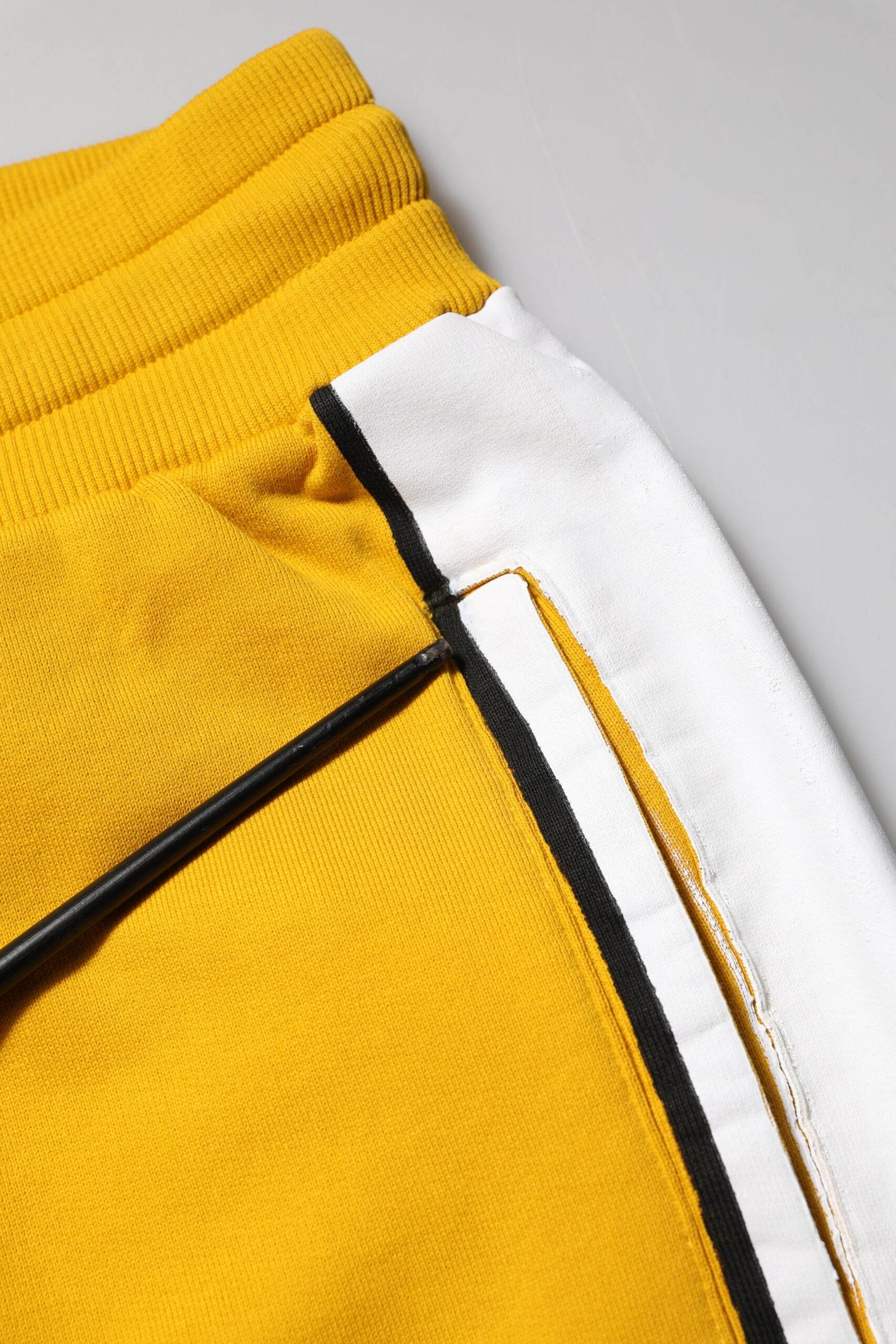 Dolce & Gabbana Yellow Cotton Logo Drawstring Jogger Sweatpants Pants - Hilstor