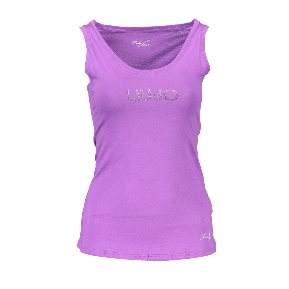 Liu Jo Purple Cotton Tops & T-Shirt