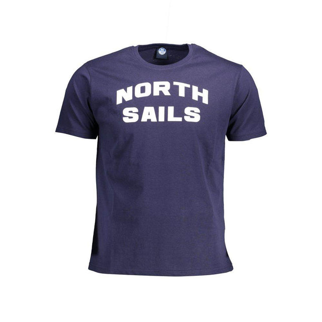 North Sails Blue Cotton T-Shirt - Hilstor