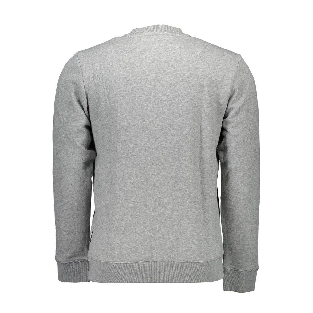 Napapijri Gray Cotton Men Sweater - Hilstor