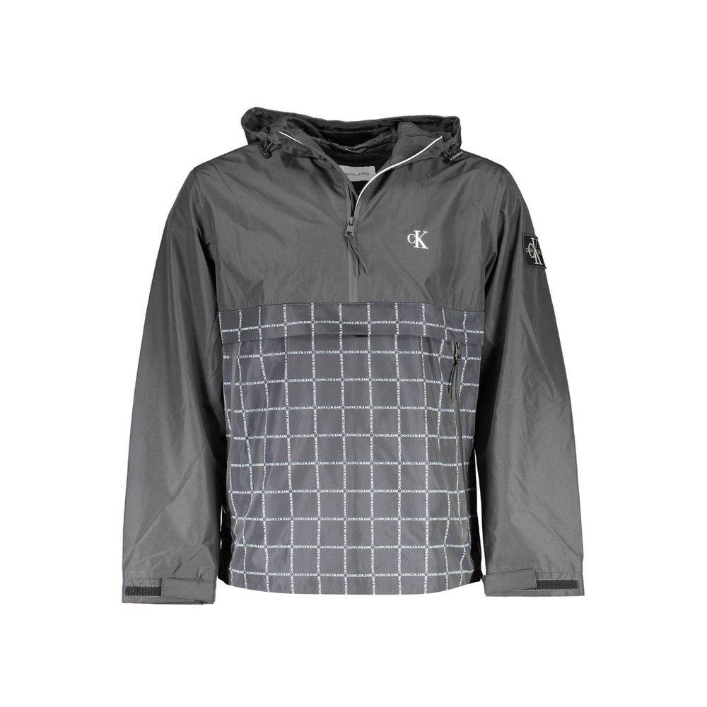 Calvin Klein Black Polyester Men's Jacket - Hilstor