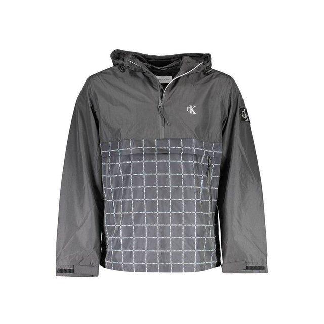 Calvin Klein Black Polyester Men's Jacket - Hilstor