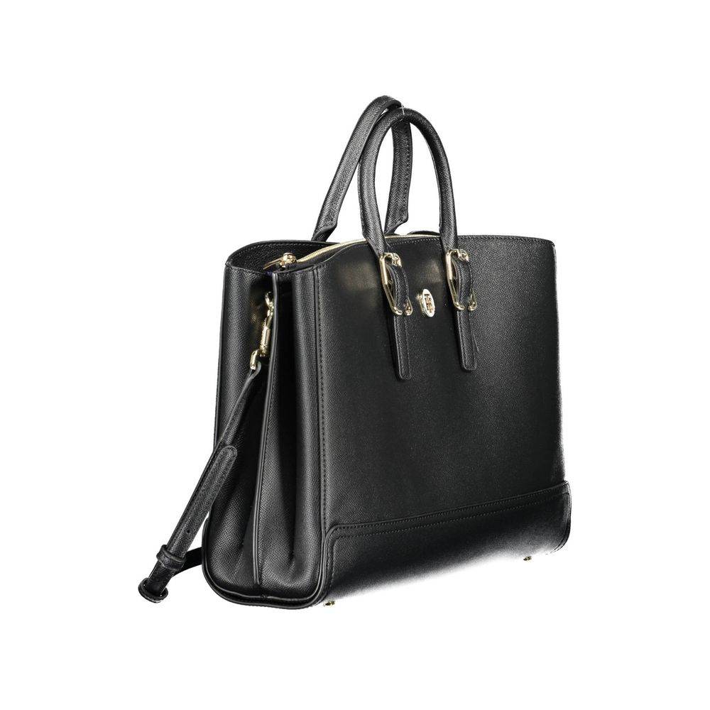 Tommy Hilfiger Black Polyethylene Handbag - Hilstor