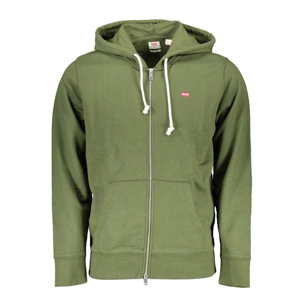 Levi's Green Cotton Men Sweater - Hilstor