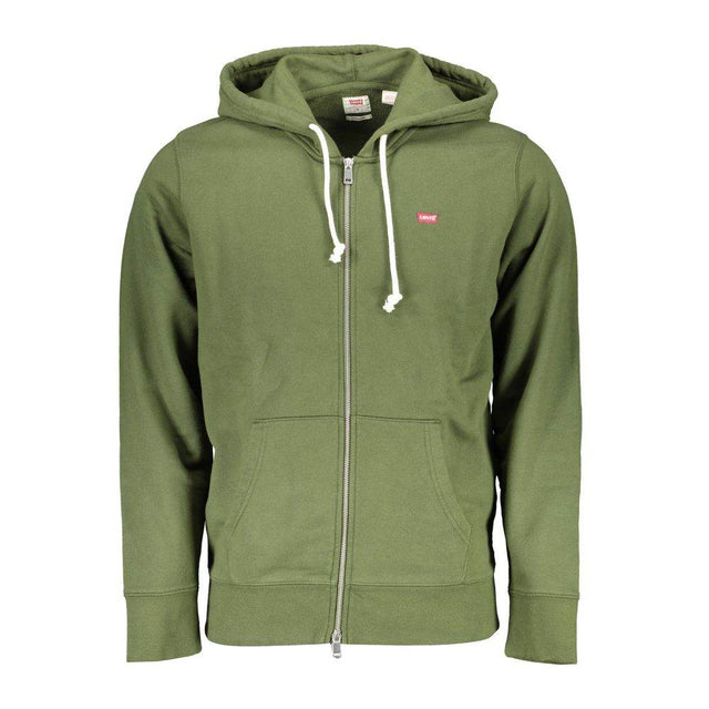 Levi's Green Cotton Men Sweater - Hilstor