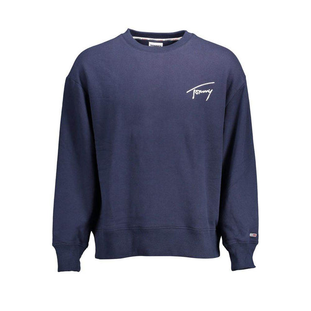 Tommy Hilfiger Blue Cotton Men Sweater - Hilstor