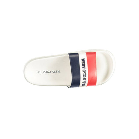 U.S. POLO ASSN. White Rubber Sandal