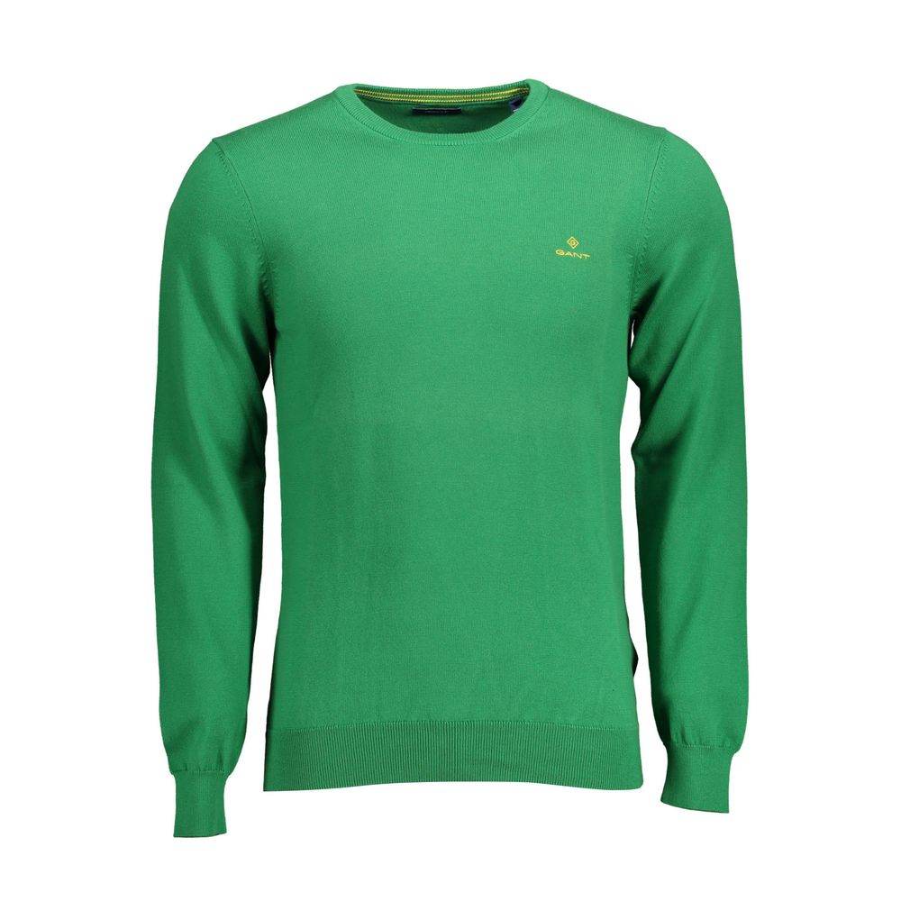 Gant Green Cotton Sweater - Hilstor