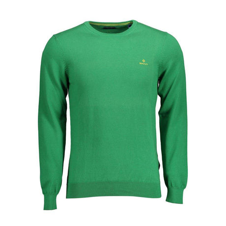 Gant Green Cotton Sweater - Hilstor