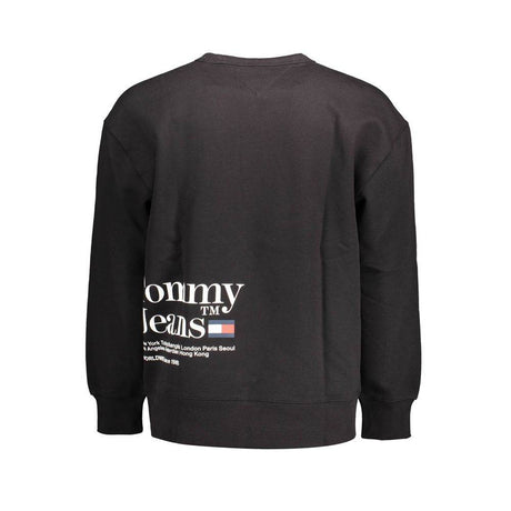 Tommy Hilfiger Black Cotton Men Sweater - Hilstor