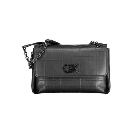 Calvin Klein Black Polyester Handbag - Hilstor