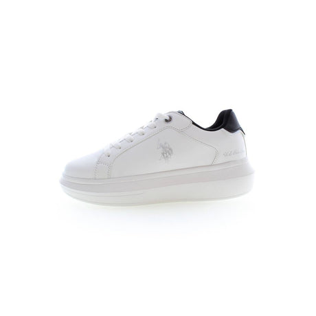 U.S. POLO ASSN. White Polyester Sneaker