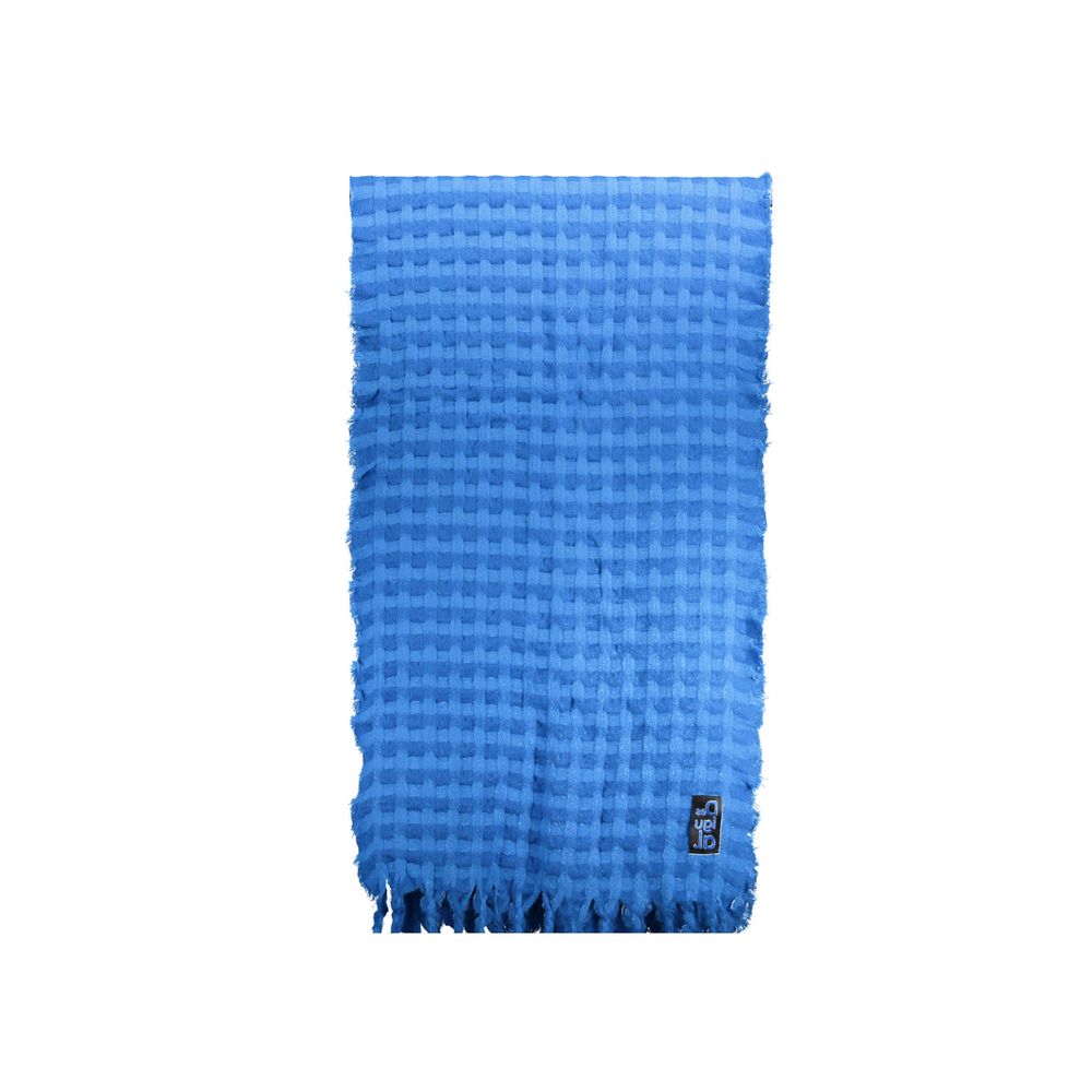 Desigual Blue Polyester Scarf