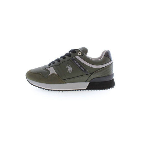 U.S. POLO ASSN. Green Polyester Sneaker