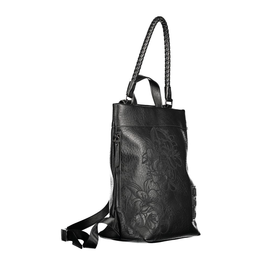 Desigual Black Polyethylene Backpack