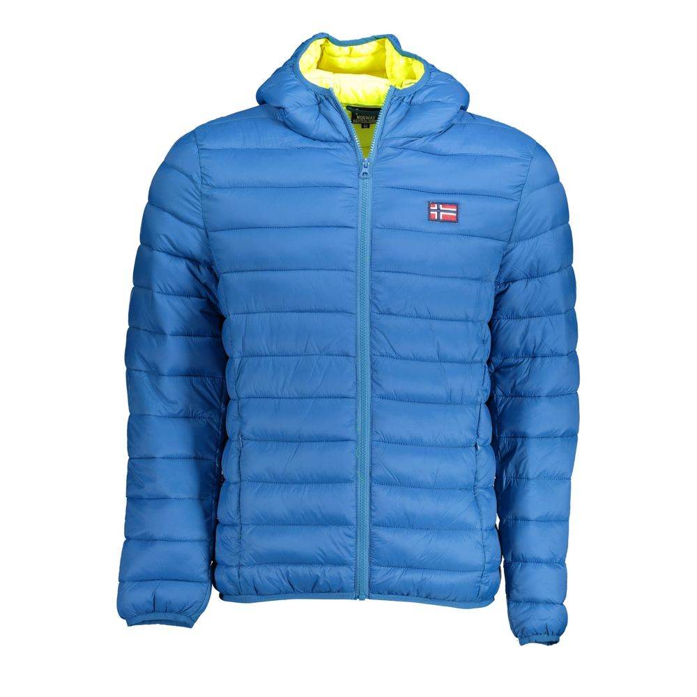 Norway 1963 Blue Polyamide Men Jacket - Hilstor