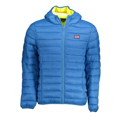 Norway 1963 Blue Polyamide Men Jacket - Hilstor