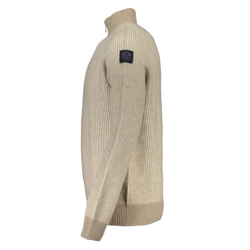 North Sails Beige Wool Sweater - Hilstor