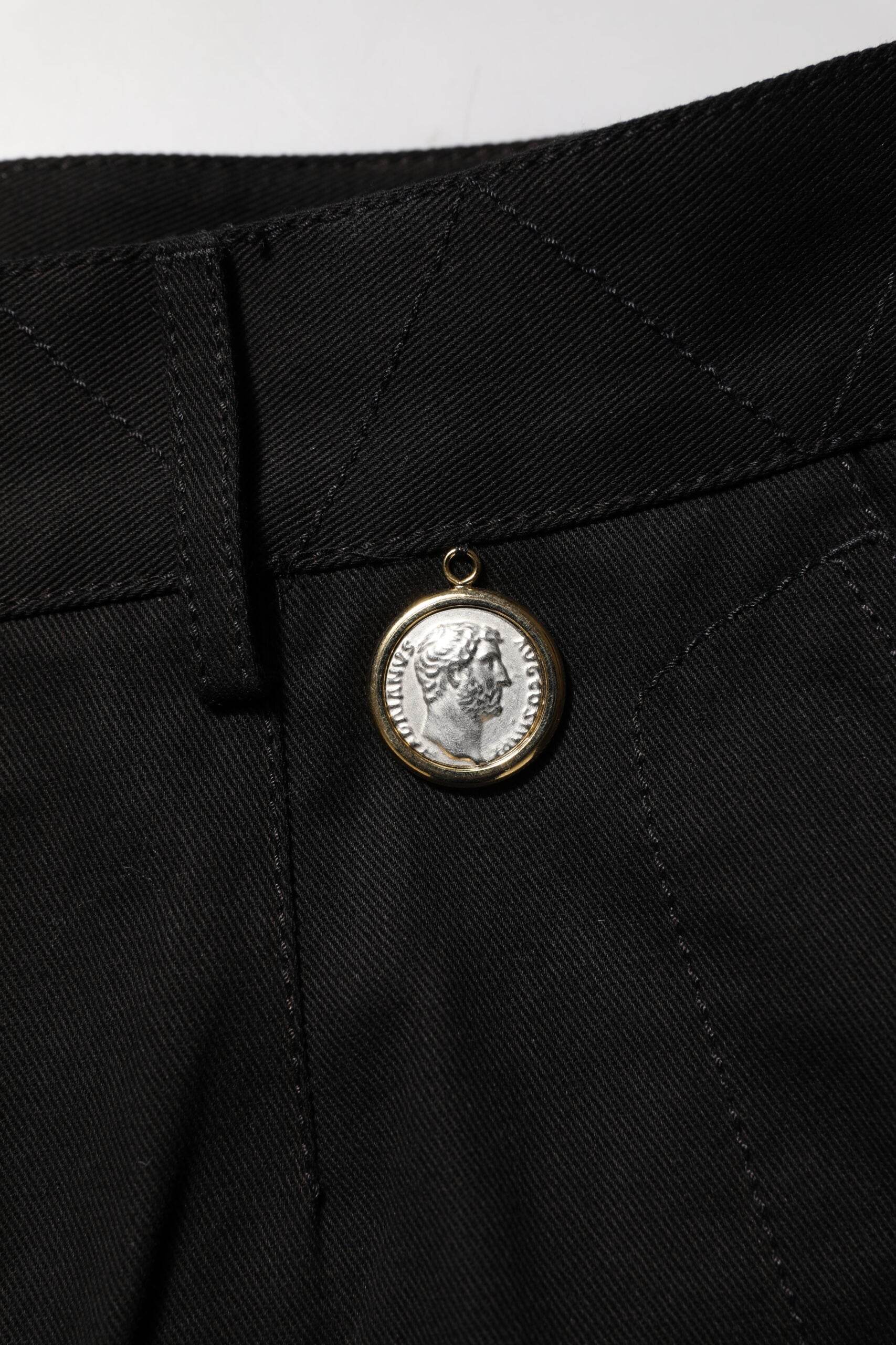 Dolce & Gabbana Black Cotton Knee Length Men Bermuda Shorts - Hilstor