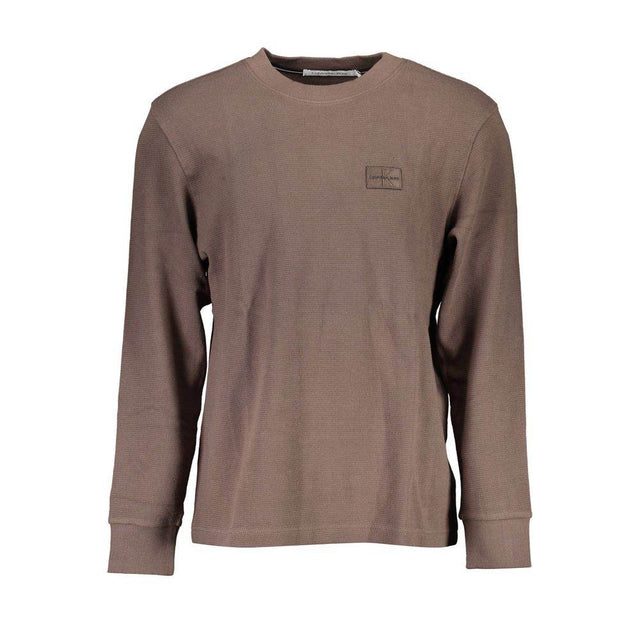 Calvin Klein Brown Cotton Sweater - Hilstor