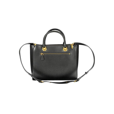 Guess Jeans Black Polyethylene Handbag - Hilstor