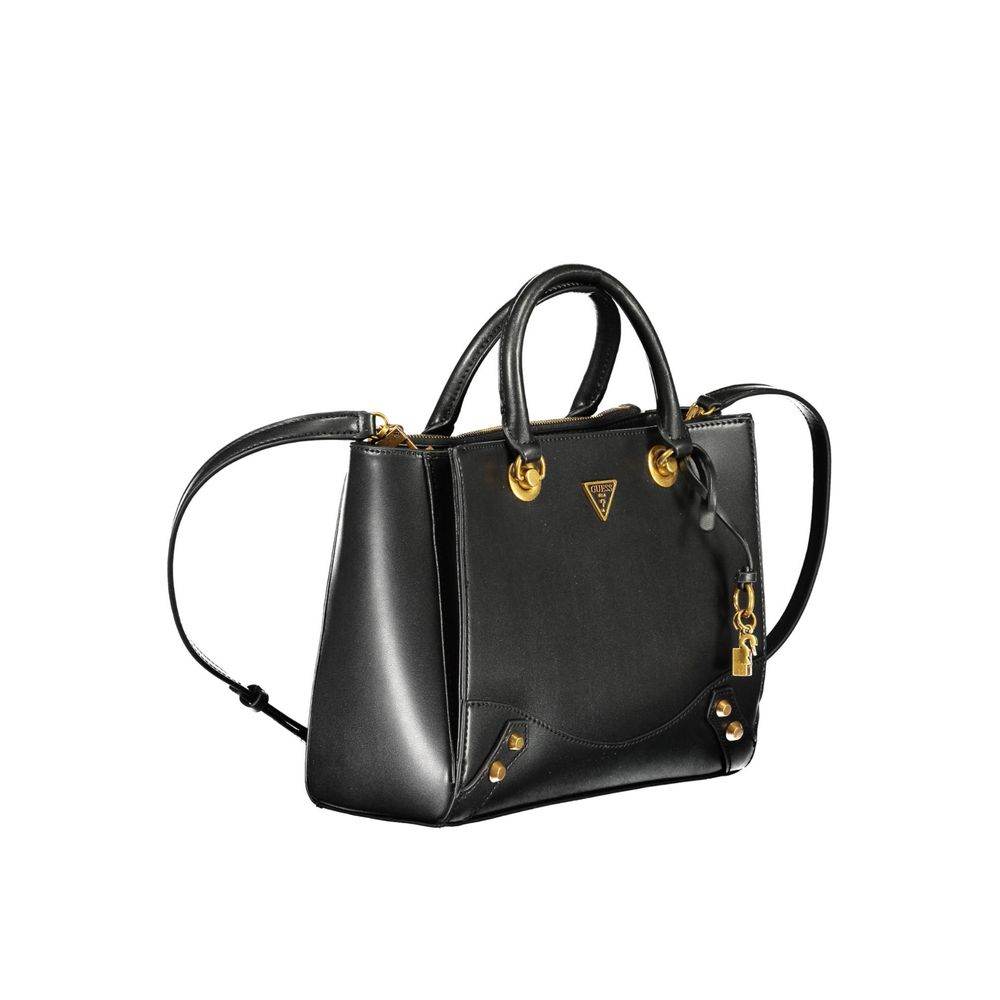 Guess Jeans Black Polyethylene Handbag - Hilstor
