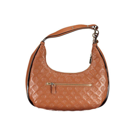 Guess Jeans Brown Polyethylene Handbag - Hilstor