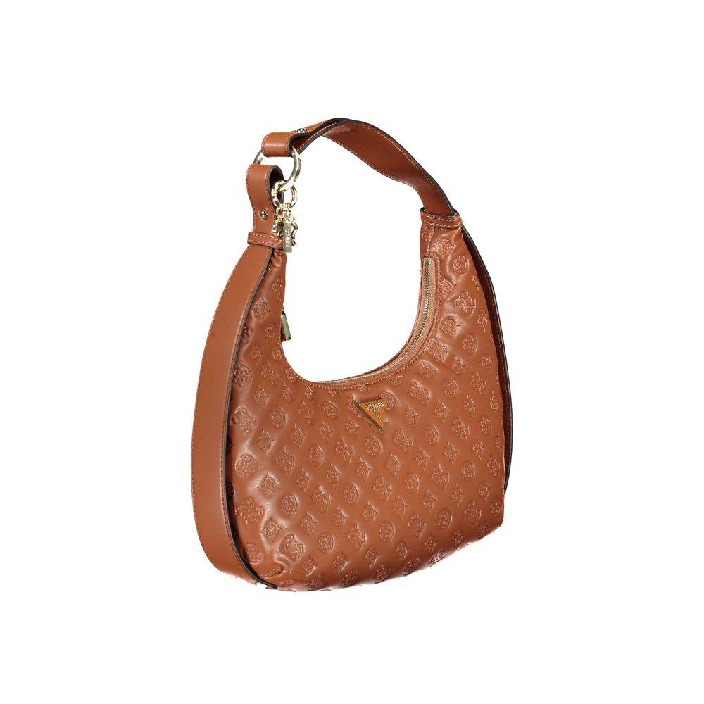 Guess Jeans Brown Polyethylene Handbag - Hilstor