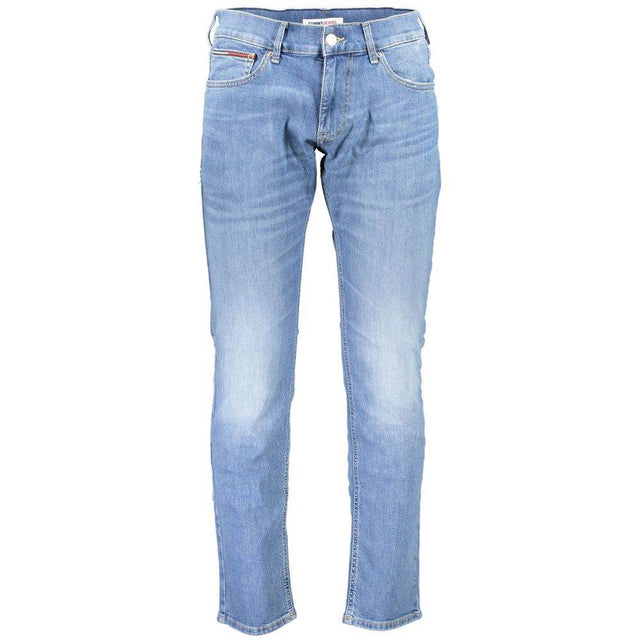 Tommy Hilfiger Blue Cotton Men Jeans - Hilstor