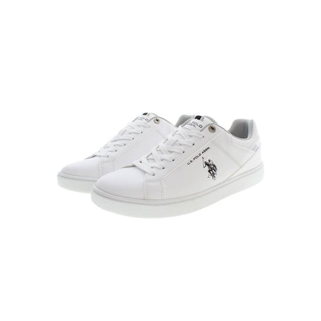 U.S. POLO ASSN. White Polyester Sneaker