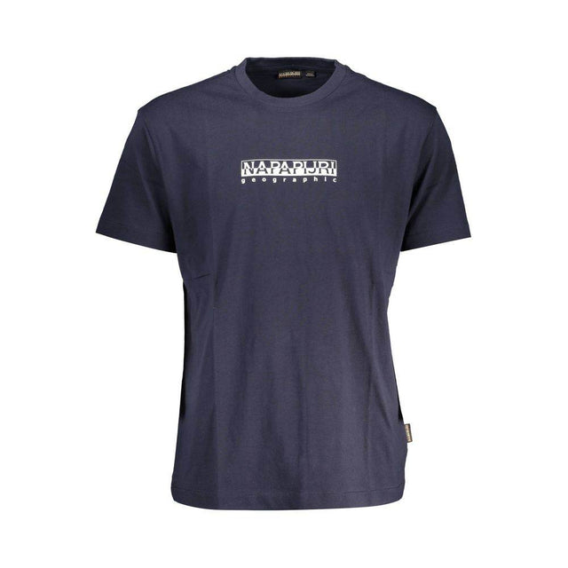 Napapijri Blue Cotton T-Shirt - Hilstor
