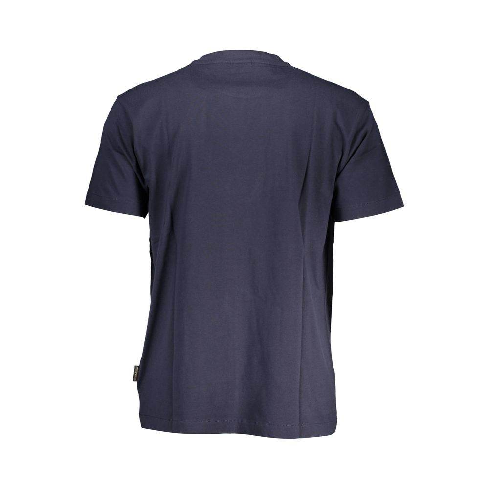 Napapijri Blue Cotton T-Shirt - Hilstor