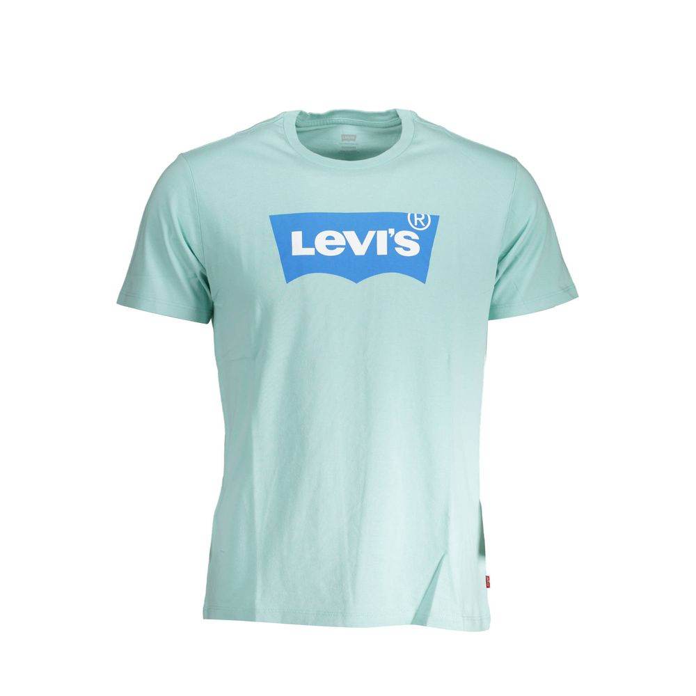 Levi's Blue Cotton T-Shirt - Hilstor