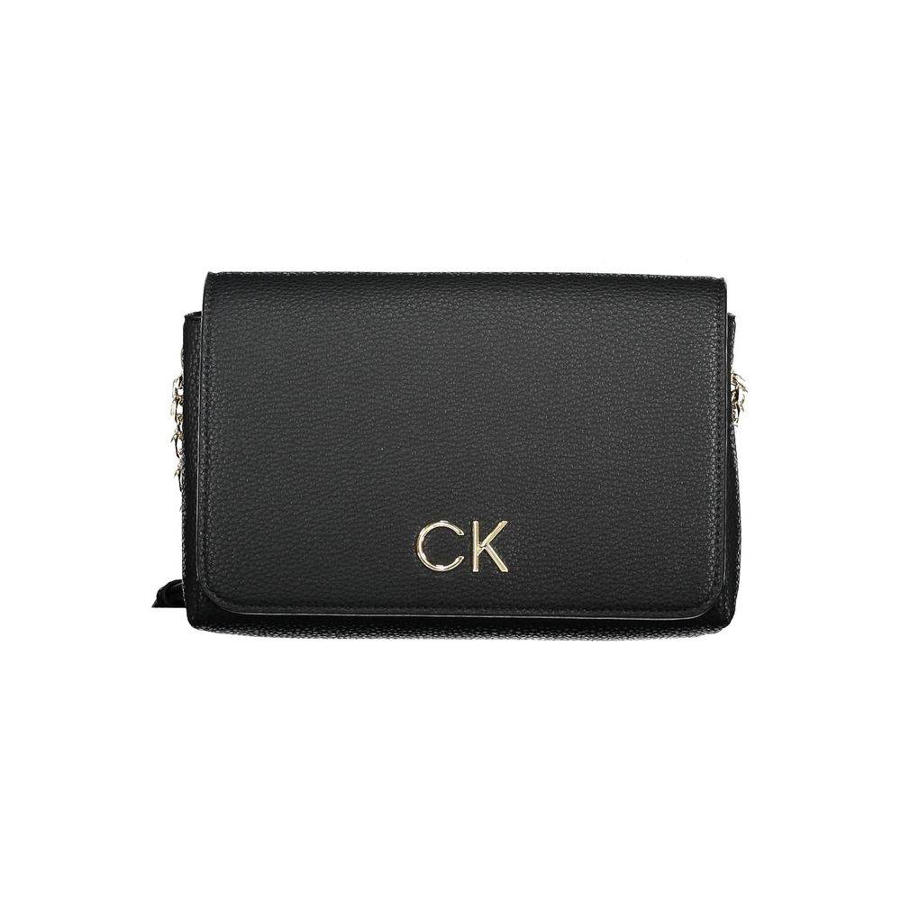 Calvin Klein Black Polyester Handbag - Hilstor