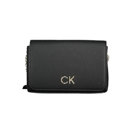 Calvin Klein Black Polyester Handbag - Hilstor