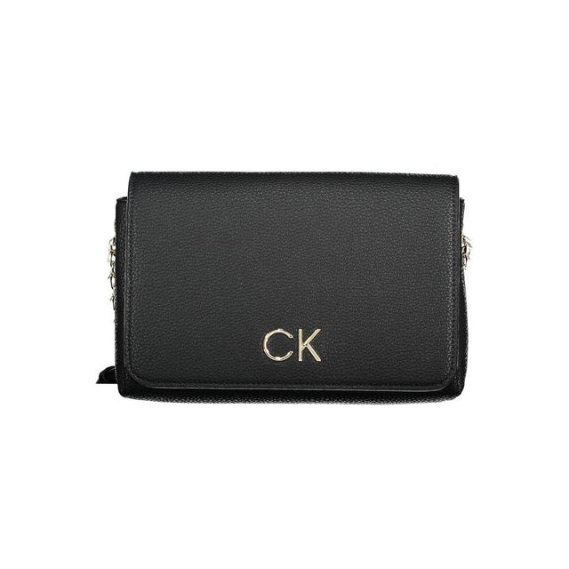 Calvin Klein Black Polyester Handbag - Hilstor