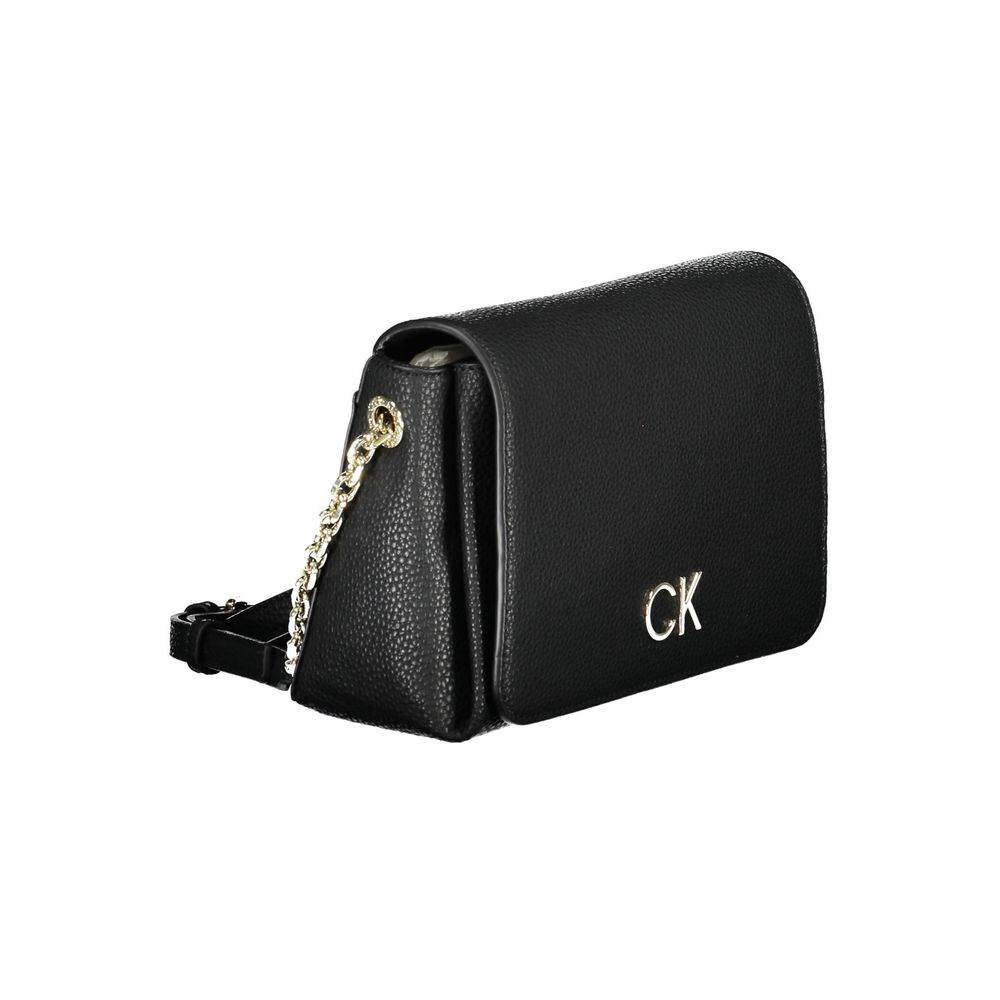 Calvin Klein Black Polyester Handbag - Hilstor