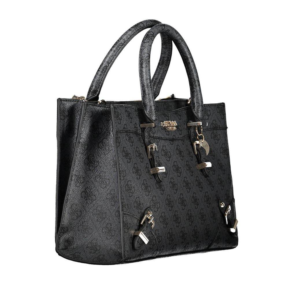 Guess Jeans Black Polyethylene Handbag - Hilstor