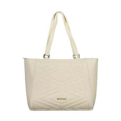Mario Valentino Beige Polyethylene Handbag - Hilstor