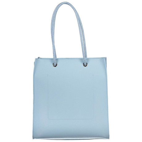 Mario Valentino Blue Polyethylene Handbag - Hilstor